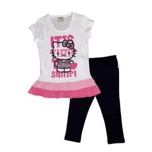 Conjunto Niña Hello Kitty Blanco 10
