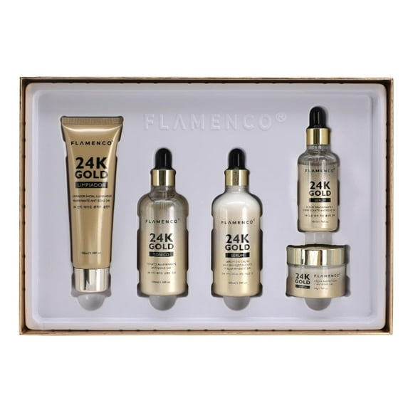 Set 24k Gold Anti Edad Kit SkinCare Línea 24K Gold Jhn