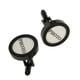thumbnail image 3 of 2x Gemelos De Camisa Elegantes Accesorios De Camisa Gemelos Para Trajes De Banquete Negro, 3 of 5
