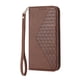 thumbnail image 2 of Funda Flip FOXDOCK para iPhone 14 Plus , Estilo Billetera con Diseño Rombo, Correa de Mano y Soporte, Uso Diario, 2 of 5