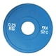 thumbnail image 3 of Disco de Peso Portátil con Diámetro Estándar para Ajuste Universal Fabricado en Hierro Y Caucho Adecuado para Entrenamiento de Fuerza Y Levantamiento Azul 025 kg, 3 of 5