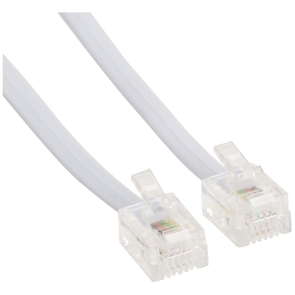 Cable de línea telefónica Power Gear, 50 pies, blanco 76530