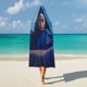 thumbnail image 5 of La Noche del Cazador Manta Capa con Capucha Anti-Bolitas, Manta de Lana Ártica Suave, Manta Portátil de Felpa Ligera y Lujosa, Poncho para Siesta en Casa y Oficina, 100*130cm, 5 of 6