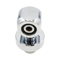 Magideal - Cilindro De Buceo De Material Acero Inoxidable, Adaptador De Válvula, Salida De Tornillo, Adaptador De Enchufe Din, Adaptador De Válvula De De Inserción