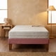 thumbnail image 2 of Cama Europea Zen Best 1.5 Plazas 190 cm Colchon Espuma Con Funda Velvet Palo Rosa, 2 of 5