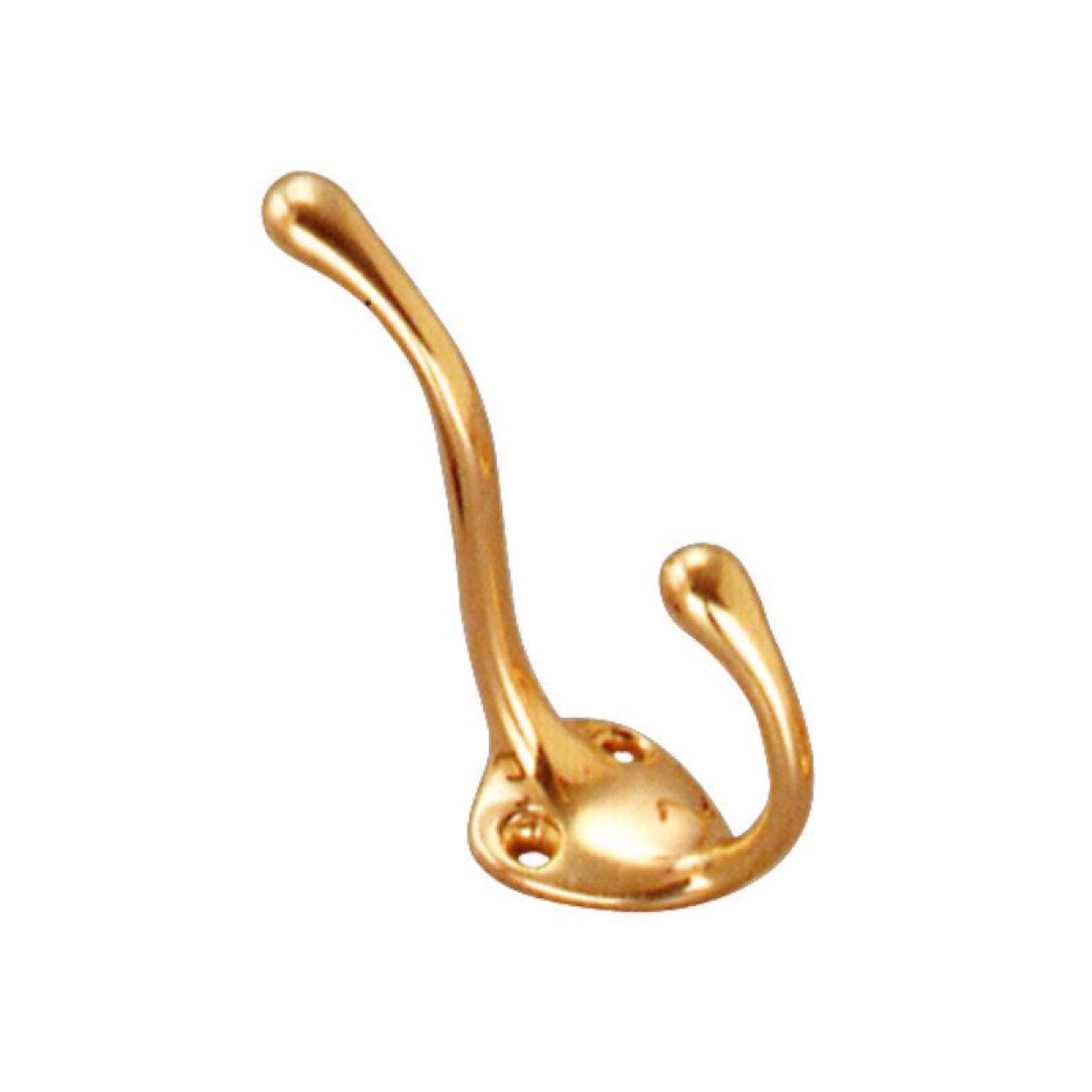 Gancho Percha Doble 100mm Bronceado - Lioi