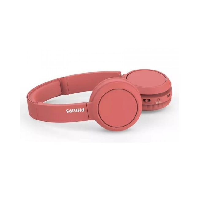 Philips - Audífono Bluetooth Color Rosado Rango 10 Metros