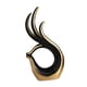 thumbnail image 5 of Estatua De Cerámica De Arte Abstracto Moderno, Novedad Para Centro De Mesa De Fiesta, Sala De Estar, Oro Negro, 5 of 5