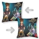 thumbnail image 2 of Kingdom Hearts Fundas de almohada de terciopelo con tema, regalos de funda de almohada, decoración para el hogar, cojín de lanzar, regalo de cumpleaños para fans y parejas.61*61cm., 2 of 6