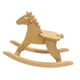 thumbnail image 4 of Caballo Mecedor De Madera, Adorno Creativo Para Escritorio, Ideal Para La Entrada De Un Armario., 4 of 5