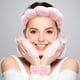thumbnail image 5 of Sponge Spa Diadema Lavado Rostro Maquillaje Diadema con 2 Pcs Muñequera Mujeres Cute Cuidado de la piel Diademas Terry Towel Cloth Tela Cacampanao Band Maquillaje Eliminación Ducha..., 5 of 7