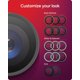 thumbnail image 3 of ZAGG Protector de Lente para Cámara iPhone 16/17 Vidrio Elite Plateado, 3 of 7