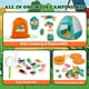 thumbnail image 2 of Set de camping FUN LITTLE TOYS Kids con tienda de campaña desplegable y accesorios, 2 of 7