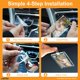 thumbnail image 5 of Soporte magnético para fotos de coche CHOSMOYI – Pack de 4 para visera, 5 of 7