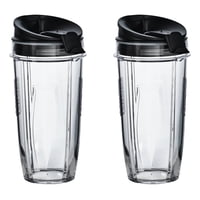 Ninja - Vasos Nutri Tritan De 700 Ml Con Tapas Para Sorber Y Sellar Bl480 Bl490
