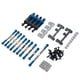 thumbnail image 5 of Kit De Metal De Repuesto RC Soporte De Choque Para Camiones De Automóvil WPL HengLong FY Azul, 5 of 5