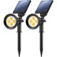 thumbnail image 1 of Luces solares Nekteck 2 en 1 para exteriores, impermeables, 2 unidades, 1 of 9