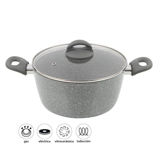 Olla 20cm 2,4l Forjado Ceramica Antiadherente 2 Piezas 1 Un Mainstays