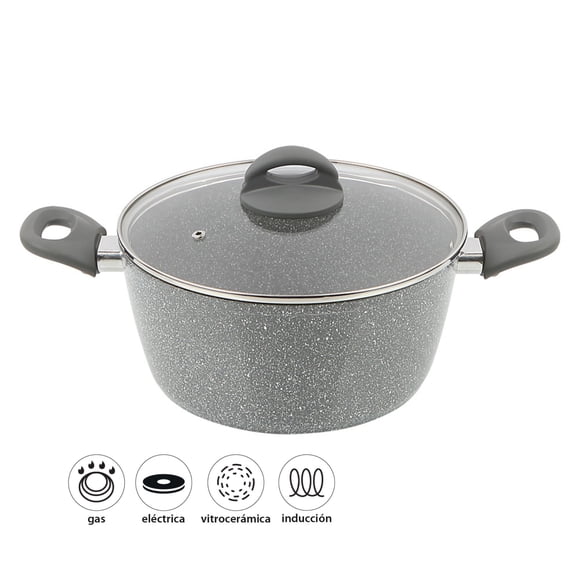 Olla Cerámica Antiadherente 28 cm (6.6 Litros) 2 Piezas, 1 Un