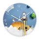 thumbnail image 4 of Astronauta Reloj de pared Sin tictac Espacio exterior Reloj decorativo Movimiento silencioso Creativo 8 "Reloj analógico para habitación de niños Estilo C, 4 of 5