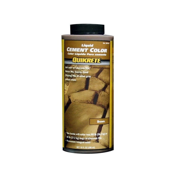 Color de cemento líquido Quikrete 1317-01 Brown 300 ml