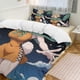 thumbnail image 1 of Funda nórdica de zanahoria, divertida ropa de cama de dibujos animados de anime, ligera, de 3 piezas, edredón, fundas, 1 of 3