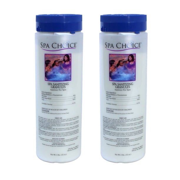 Granulado sanitizante para spa SpaChoice 1 kg, paquete de 2 para tina de hidromasaje