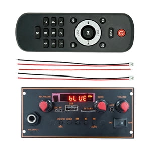 Magideal - Módulo De Audio Para Grabación, Pantalla De Visualización Para Altavoz, Música En Coche , Controlador Negro L