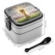 thumbnail image 2 of Copa Mundial de la FIFA Fiambrera de Doble Capa, Contenedor de Almuerzo Portátil Apilable, Almacenamiento de Alimentos Hermético a Prueba de Fugas, 1000ml, 2 of 6