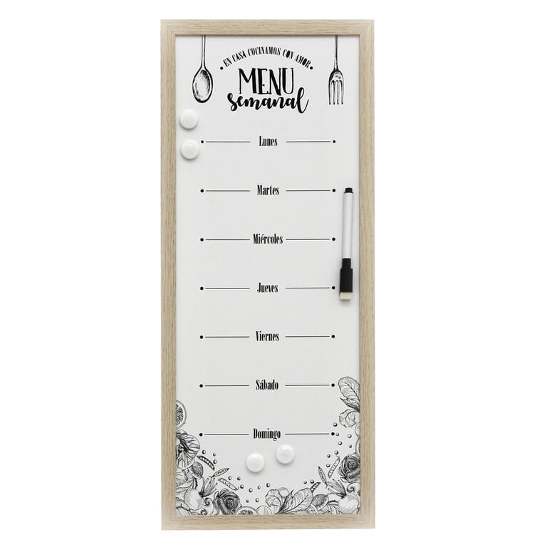 Vgo - Pizarra Plastica 20x50 Cm Kitchen Nat 52