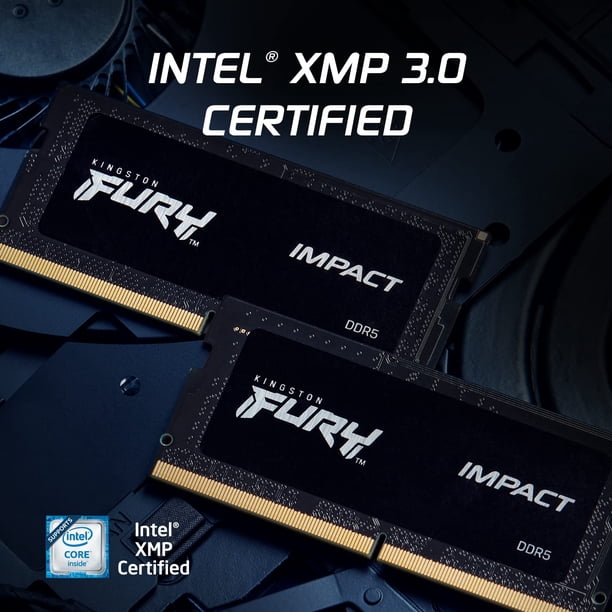 Memoria Kingston FURY Impact DDR5 SODIMM de 32 GB (2 x 16 GB