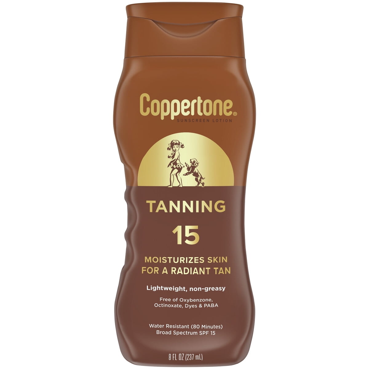 Bloqueador Solar Coppertone Tanning Spf 15 237ml Resistente Agua