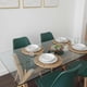 thumbnail image 4 of Comedor Moderno Mesa Xinia 140X90 + 6 Sillas Tulip Verde Esmeralda, 4 of 4