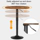 thumbnail image 5 of Mesa de bar HOOBRO Mesa redonda de bar ajustable en altura de 70 a 90 cm, 5 of 9