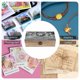 thumbnail image 5 of Baile de la Familia Esqueleto Espeluznante Caja Organizadora de Madera Rústica - Caja Decorativa Multifuncional para Escritorio, Hogar, Oficina, Joyas y Manualidades, 5 of 6