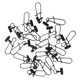 thumbnail image 3 of Conector Deslizante Para Buscador De Peces, 20 Piezas, Para Pesca De Alta Resistencia, 3 of 3