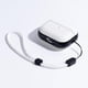 thumbnail image 2 of Funda de cuero RIXENY para AirPods Pro 3 (3.ª generación 2025) blanca, 2 of 7