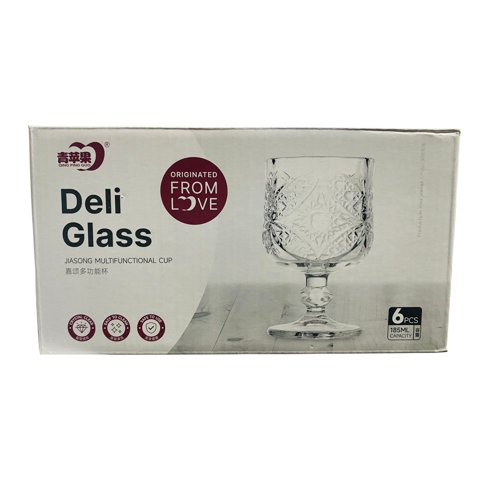 Genérico - Copas Vidrios Juego De 6 Pcs