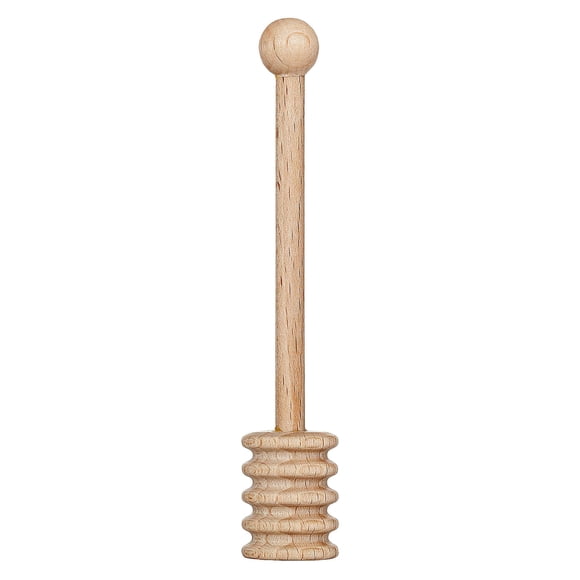 HIC Kitchen Cucharilla de Miel y Jarabe, Madera de Haya Certificada FSC, Proveniente de Bosques Responsables, 10,8 cm