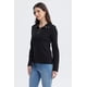 thumbnail image 2 of Polera Mujer Con Botón Negro, 2 of 4