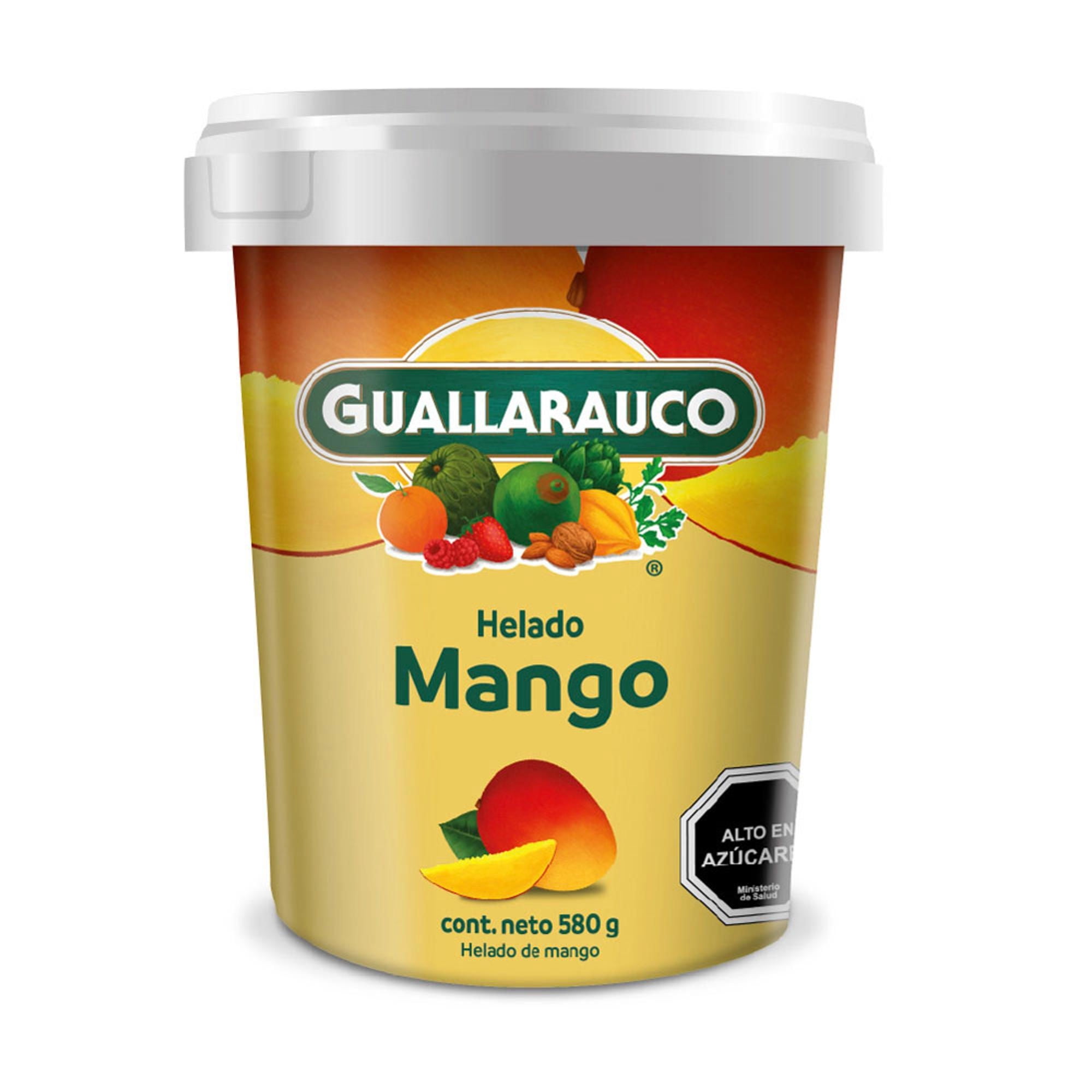 Helado Sabor Mango Pote 580 g Guallarauco