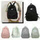 thumbnail image 3 of 2023 New Nylon Backpacks for Student Solid Color School Bag Teenagers Large Capacity Travel Rucksack High Quality Canvas Bookbag, 3 of 3