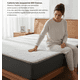 thumbnail image 4 of Cama Europea Zen Roller 2 Plazas Colchon Comprimido Espuma + Respaldo Tela Chocolate, 4 of 8