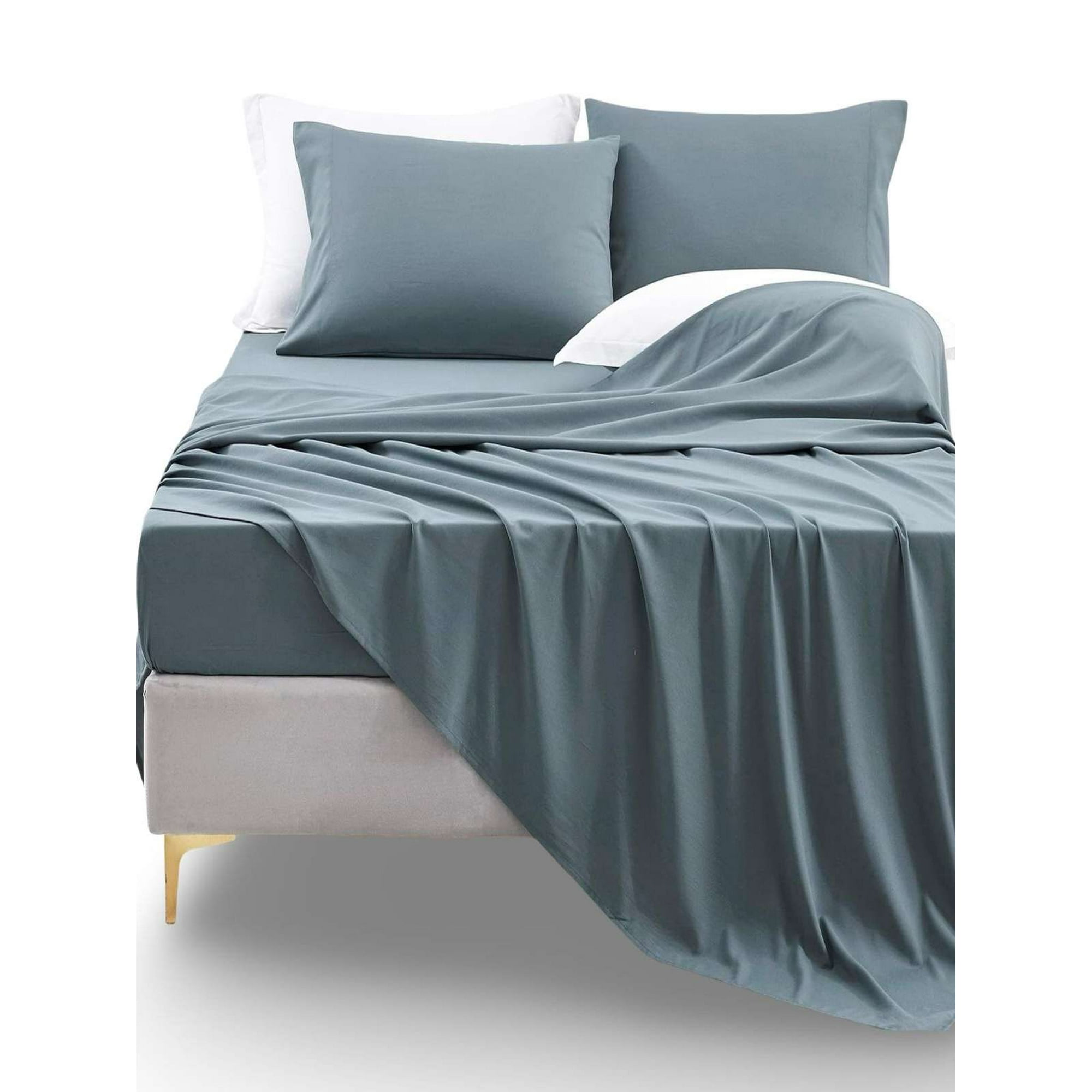 Genérico - Juego De Sabanas 1 Plaza Gris