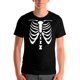 thumbnail image 1 of Polera Halloween Bones Terror 100% Algodon Adultoniños, 1 of 1