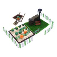 Magideal - Kit De Modelo De Escena De Verduras En Miniatura, Suministros Para Casa De Muñecas, Accesorios De Jardín Diy, Figuras De Verduras, Para Niños Y Niñas