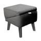 thumbnail image 3 of Taburete de escalera para mascotas, versátil, portátil, ahorrador de espacio, esencial para cachorros, camas, gatitos, autos, sofás, animales pequeños Negro Gris, 3 of 5