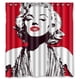 thumbnail image 1 of Cortina de ducha de Marilyn Monroe, juego de cortinas de baño con ganchos, tamaño 60 x 72 pulgadas, 1 of 3