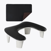 Ioensy - Almohada Para Uñas Almohada Para Manicura Multiusos Modelado En U Reposabrazos De Manicura Suave Portátil Negro