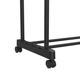 thumbnail image 3 of Perchero Organizador Doble De Ropa Con Ruedas Ajustable Negro, 3 of 6